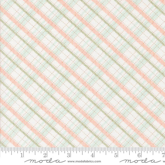 Abloom - Stitched Plaid - Cloud