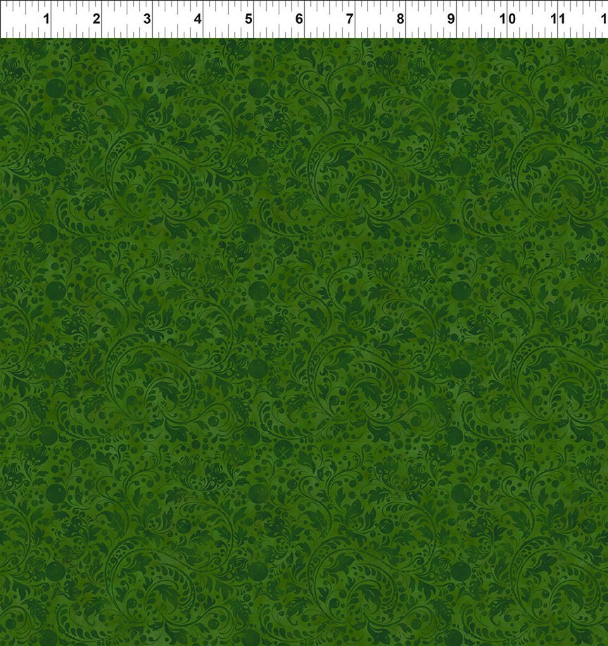 Winter Enchantment - Dark Green Fleur