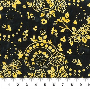 Rose Parade - Rose Swirl - Black
