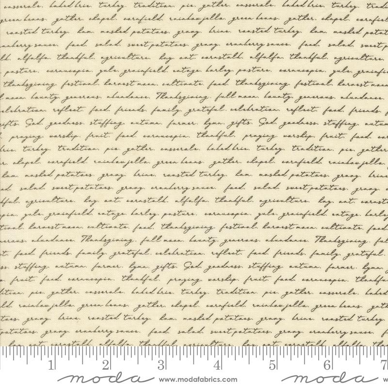 Acorn Hollow - Campfire Text - Ecru