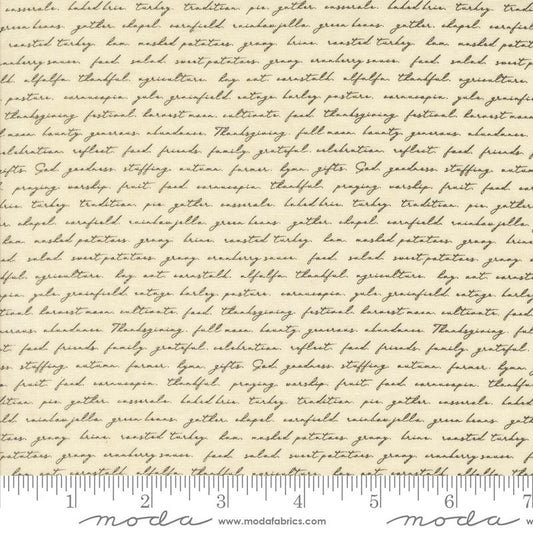 Acorn Hollow - Campfire Text - Ecru