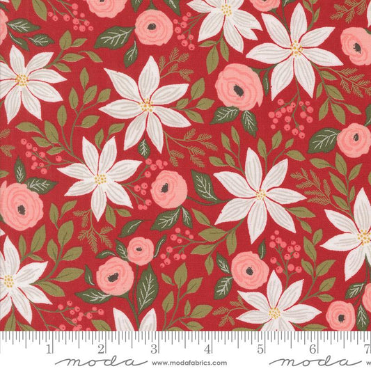 Berry And Pine - Poinsettia Party - Cranberry
