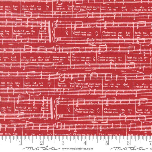 Berry And Pine - O' Christmas Tree Text - Cranberry