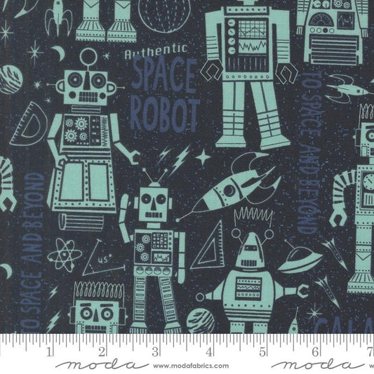 321 Blast Off - Space Robot - Night Sky