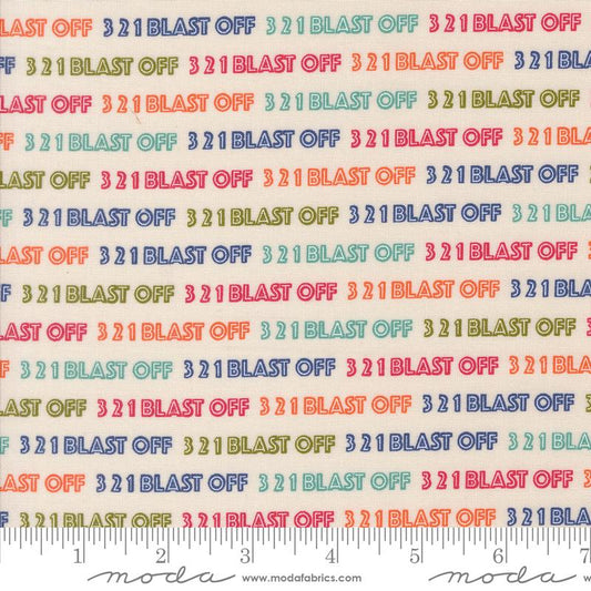 321 Blast Off - Countdown Text - Spacesuit