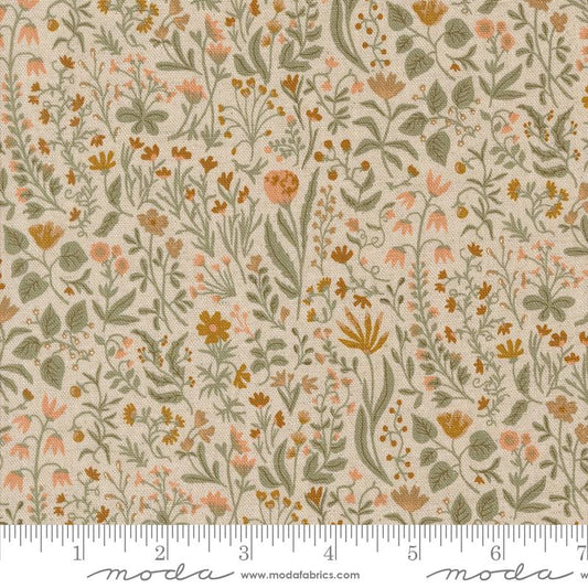 Rainier Mochi Linen - Mountain Meadow Floral - Eggshell