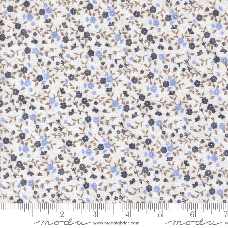 Sun Drenched - Tiny Floral - Cloud Indigo