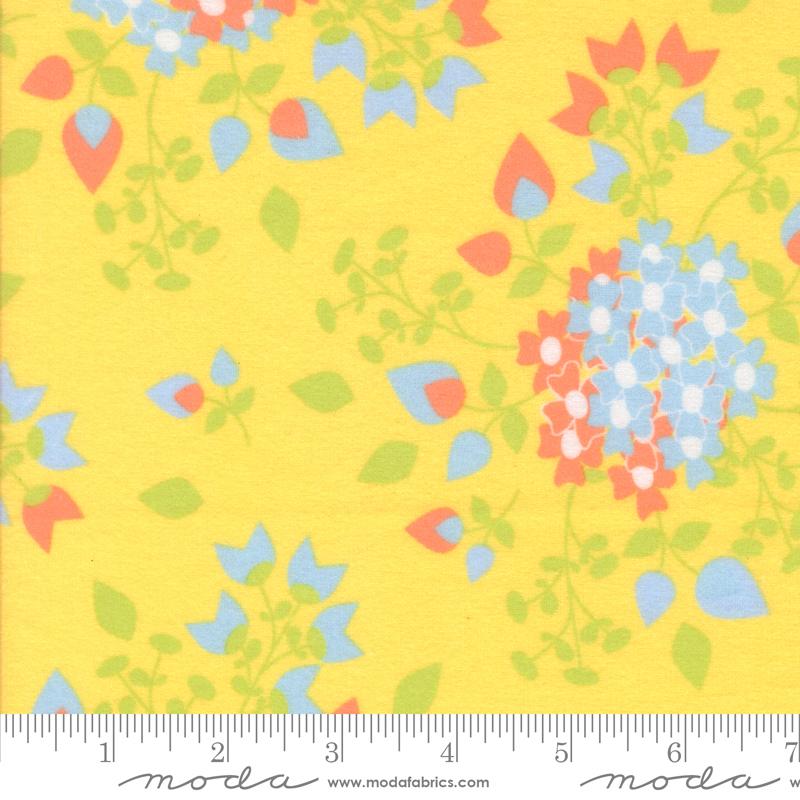 Sherbet Sunshine Flannel - Sunshine Bouquet - Sunshine