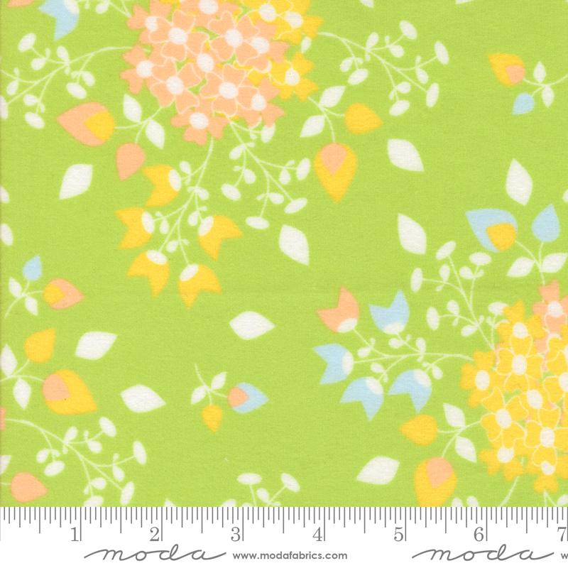 Sherbet Sunshine Flannel - Sunshine Bouquet - Leaf