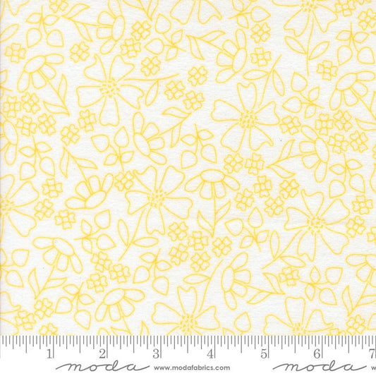 Sherbet Sunshine Flannel - Sunshine Sketch - Sunshine