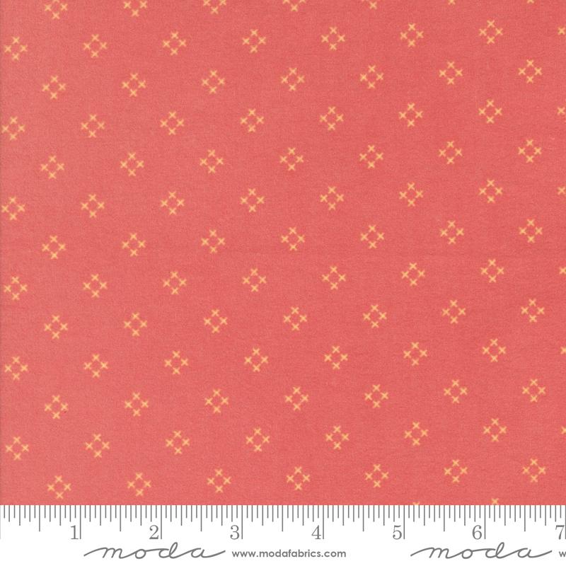 Sherbet Sunshine Flannel by Corey Yoder - Diamond X Blender - Strawberry
