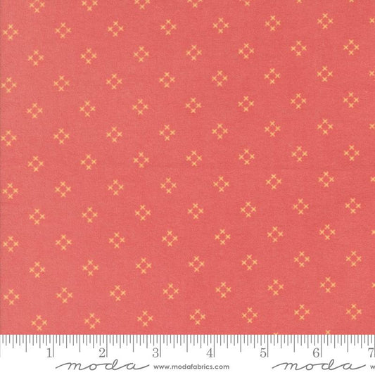 Sherbet Sunshine Flannel by Corey Yoder - Diamond X Blender - Strawberry