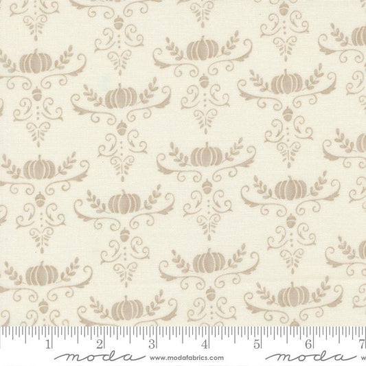 I Love Fall Most of All - Pumpkin Damask - Warm White