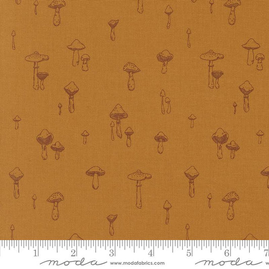 Autumn Forest - Mushroom Mirage - Golden