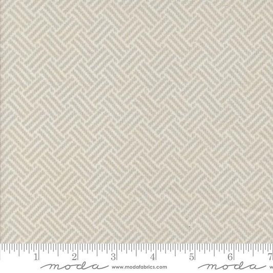 Prairie Gatherings Flannel - Basketweave - Porcelain