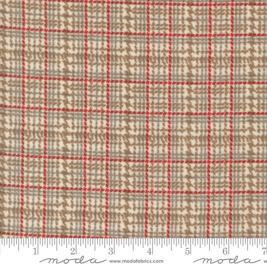 Prairie Gatherings Flannel - Mini Plaid - Porcelain