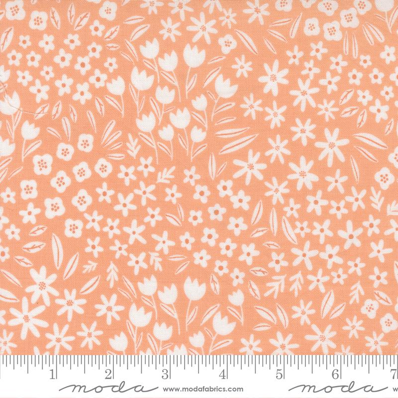 Blossoms And Blooms - Small Flowers - Peach