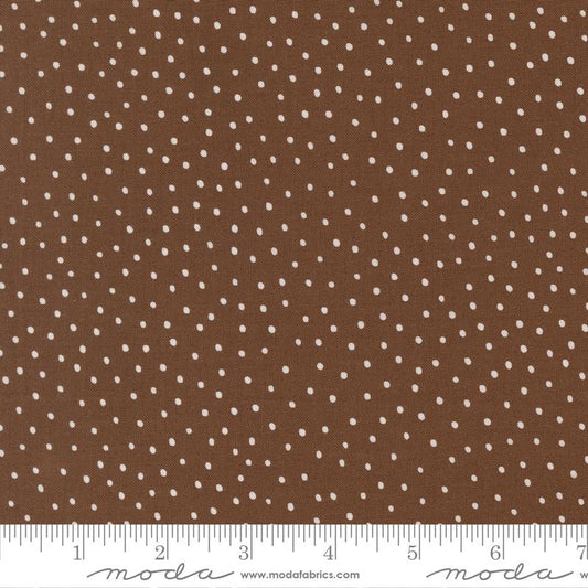 Blossoms And Blooms - Dots - Chocolate
