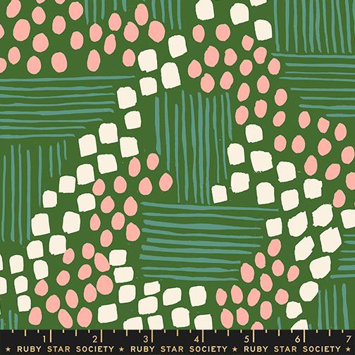 Reimagined Landscapes - Aerial View - Endpaper Green