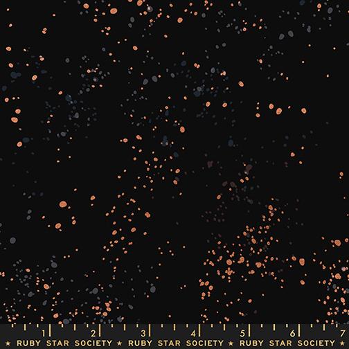 Speckled Canvas - Metallic - Black