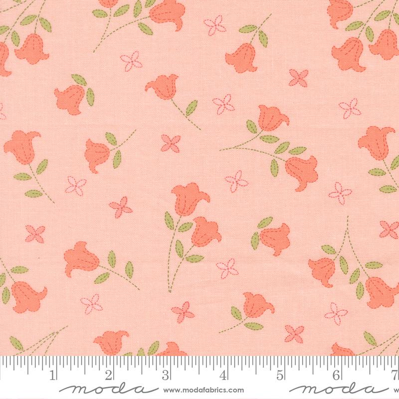 Sunbonnet - Embroidered Blooms - Pink