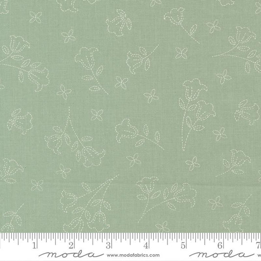Sunbonnet - Pretty Petals - Dusty Blue