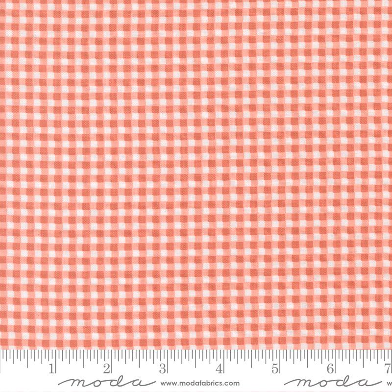 Sunbonnet - Mini Gingham - Coral