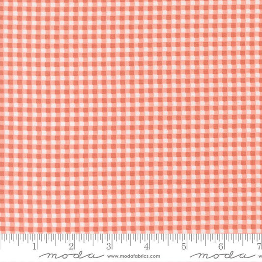 Sunbonnet - Mini Gingham - Coral