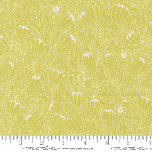 Floral Fondant - Tulip Lines - Citrine