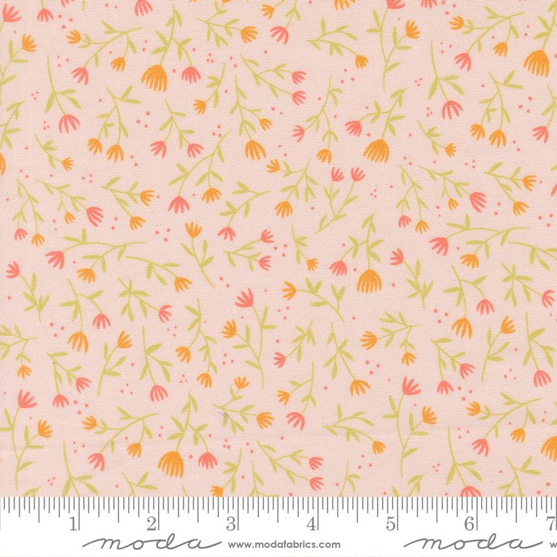 Floral Fondant - Ditsy Floral - Blush