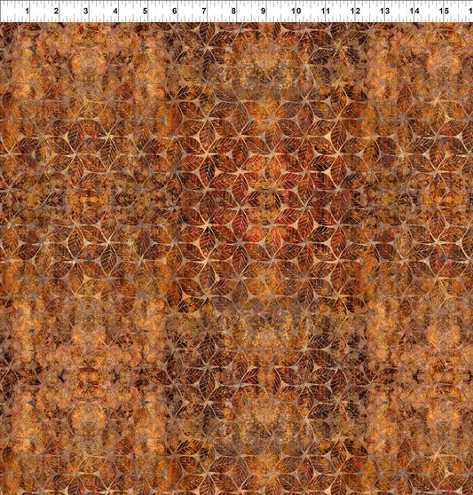 Autumn Elegance - Leaf Mosaic Multi