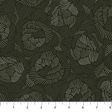 Tranquility - Line Floral - Green