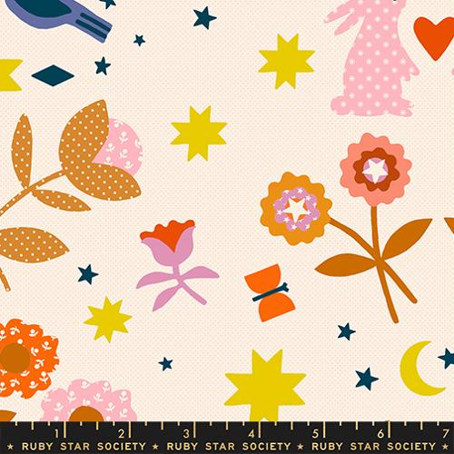 Mystic Fable - Novelty Applique - Natural