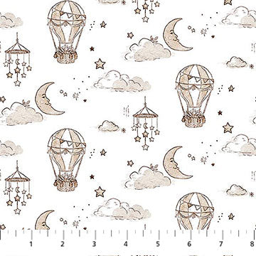 Soaring Dreams - Balloons - White