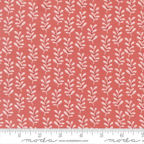 Gingerbread Lane - Holly Stripes - Rosy