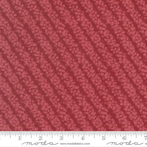 Gingerbread Lane - Flowing Forest Stripes - Cranberry
