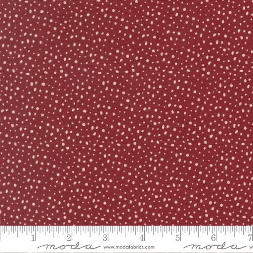 Gingerbread Lane - Flurry Dots - Cranberry