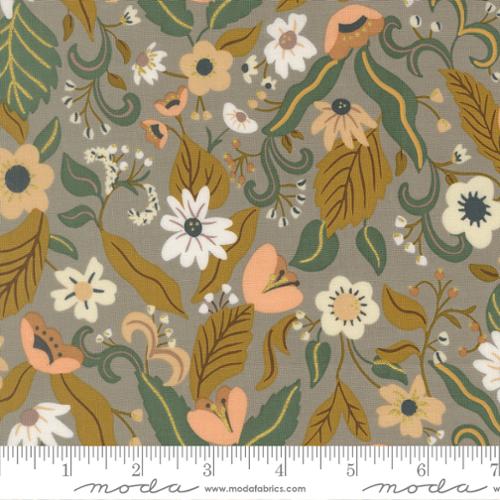 Sunlit Ruins - Violet Haze Floral - Silver