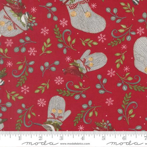 When Snow Falls - Winter Wear - Berry Red
