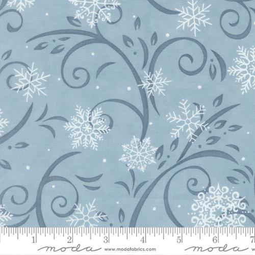 When Snow Falls - Swirling Snowflakes - Winter Sky