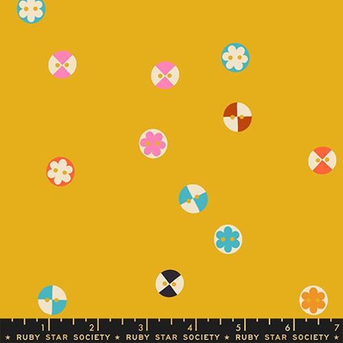 1-800 Notion - Buttons - Goldenrod
