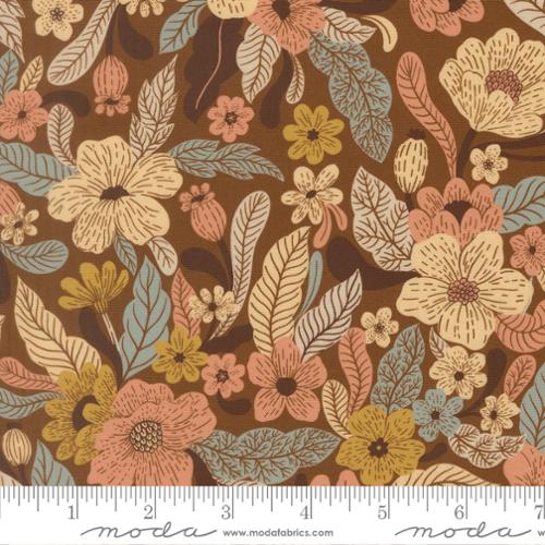 Feather and Forest Bloom - Wildflower Whispers - Walnut