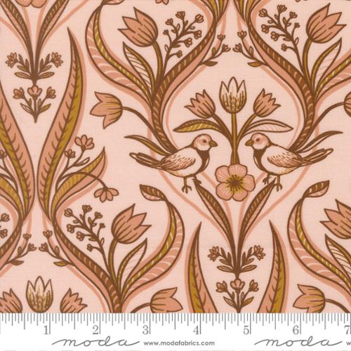 Feather and Forest Bloom - Medallion Birds - Petal