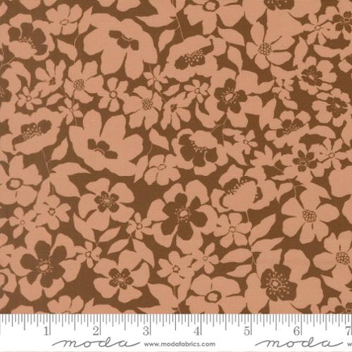Feather and Forest Bloom - Floral Fusion - Walnut