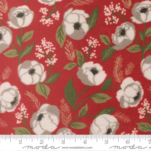 Christmas Eve Quilting Cuddle - Christmas in Bloom - Cranberry
