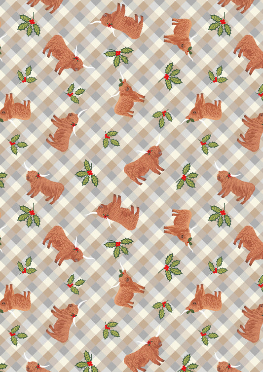 Celtic Christmas - Highlands and Holly Winter Morning Gingham