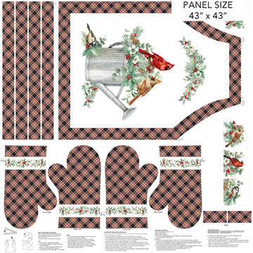 Home for Christmas - Apron Panel