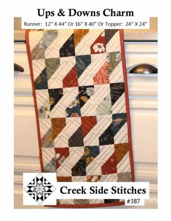 Ups and Downs Charm Table Runner Pattern