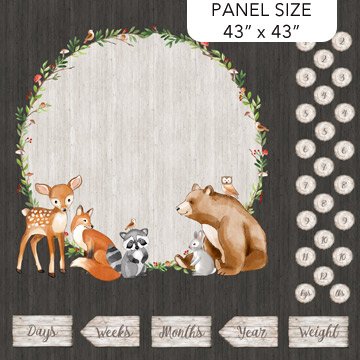 Woodland Adventures - Milestone Panel
