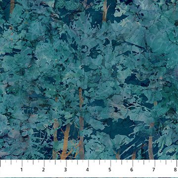 Fox Den - Trees - Dark Blue